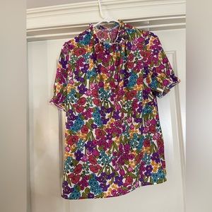 Floral causal blouse